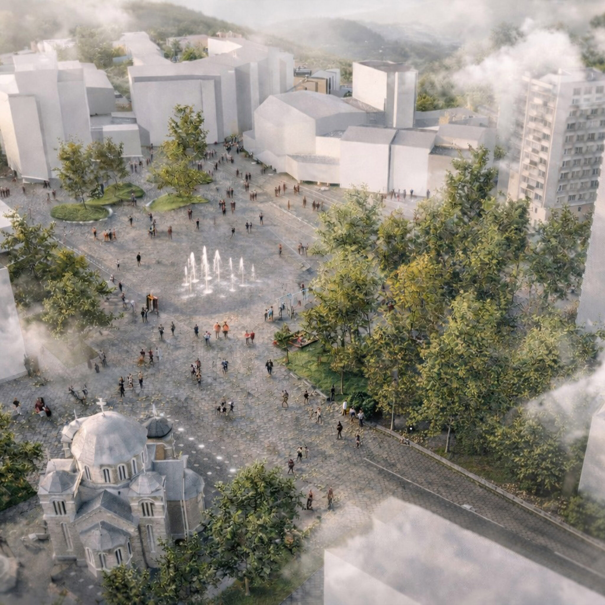 Priboj Square Emir Hasanagic Urban Resilience Studio