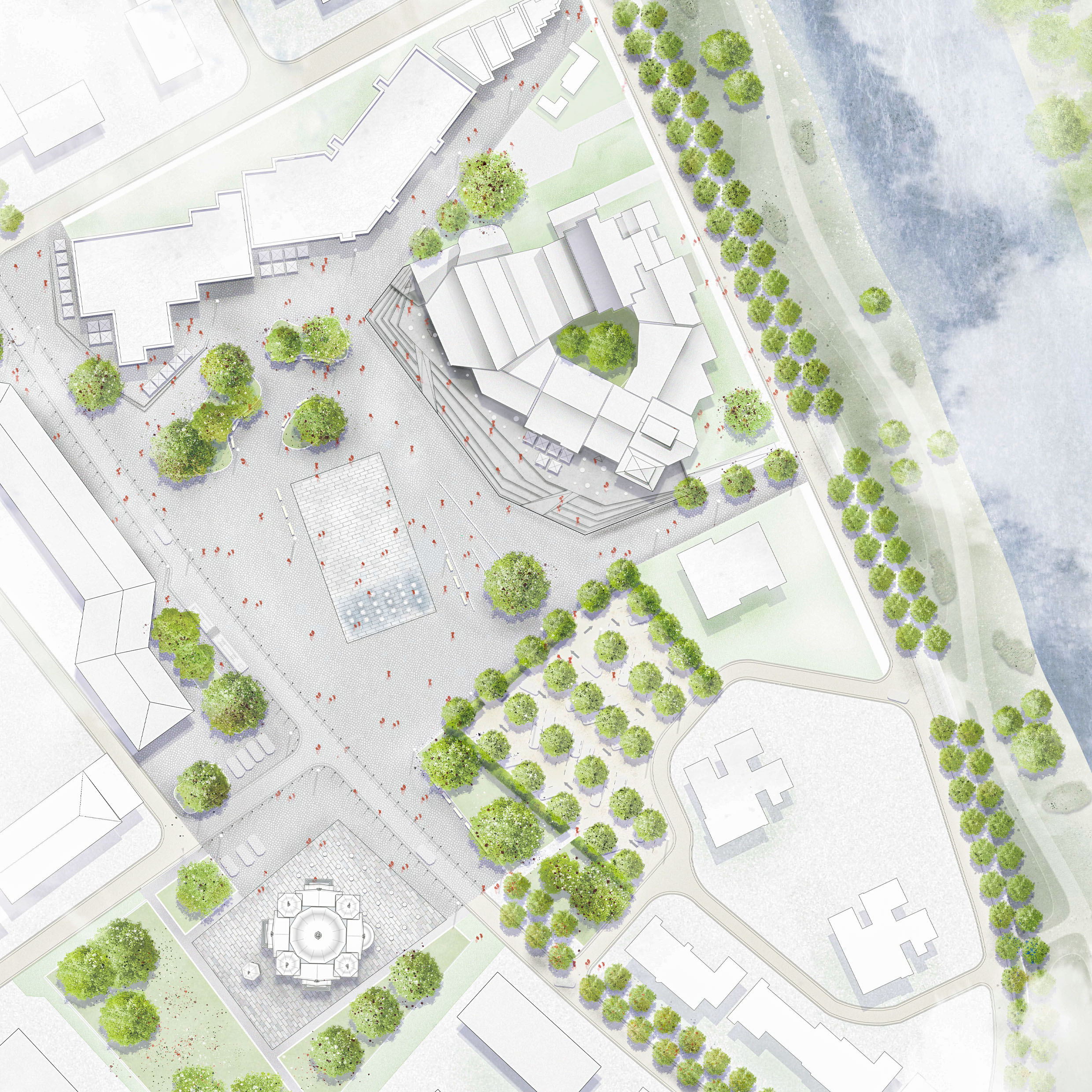 Priboj Square LAgeplan Emir Hasanagic Urban Resilience Studio