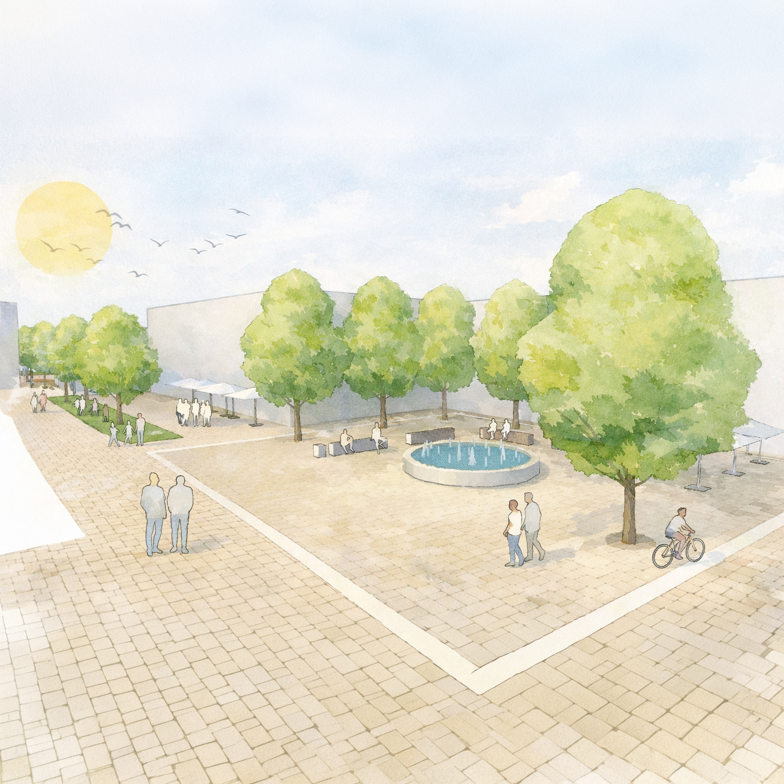 Travnik Fußgängerzone 2Emir Hasanagic Urban Resilience Studio