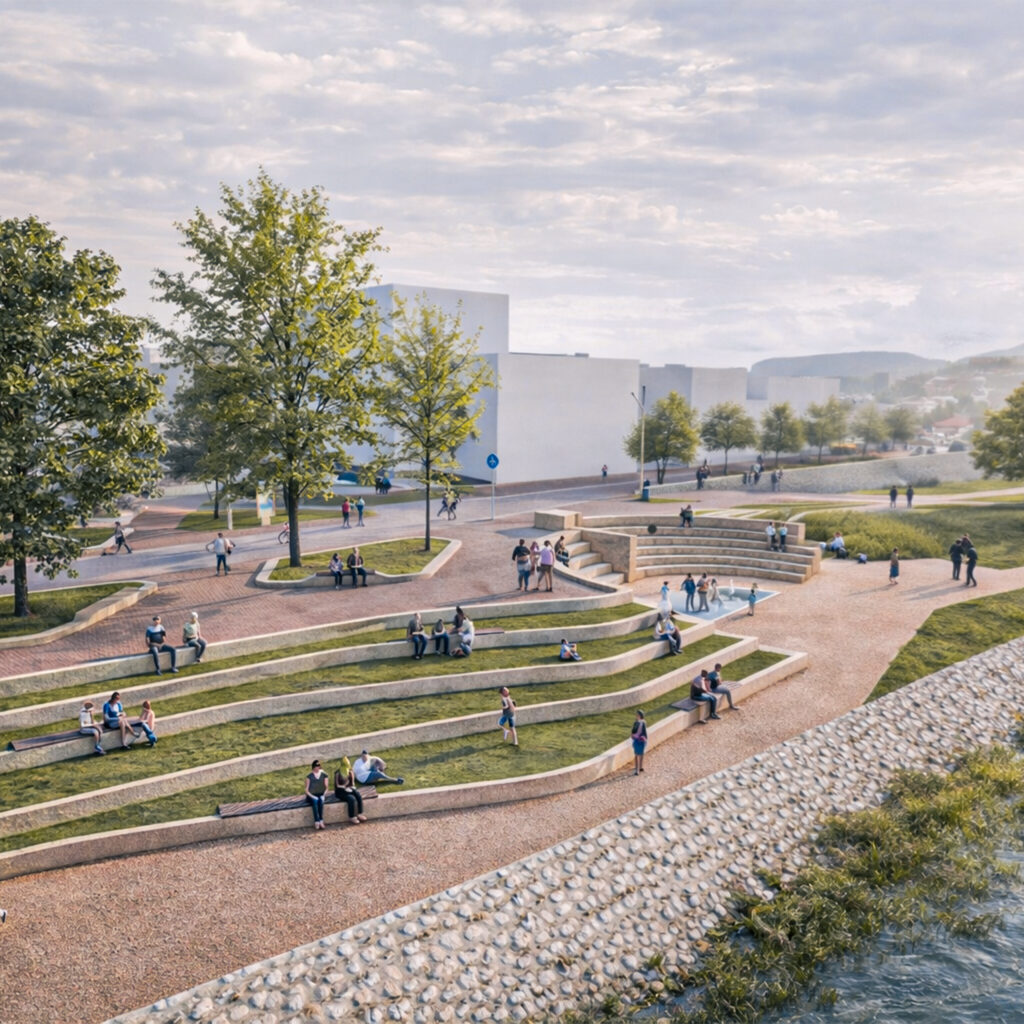 Visoko Square viz Emir Hasanagic Urban Resilience Studio